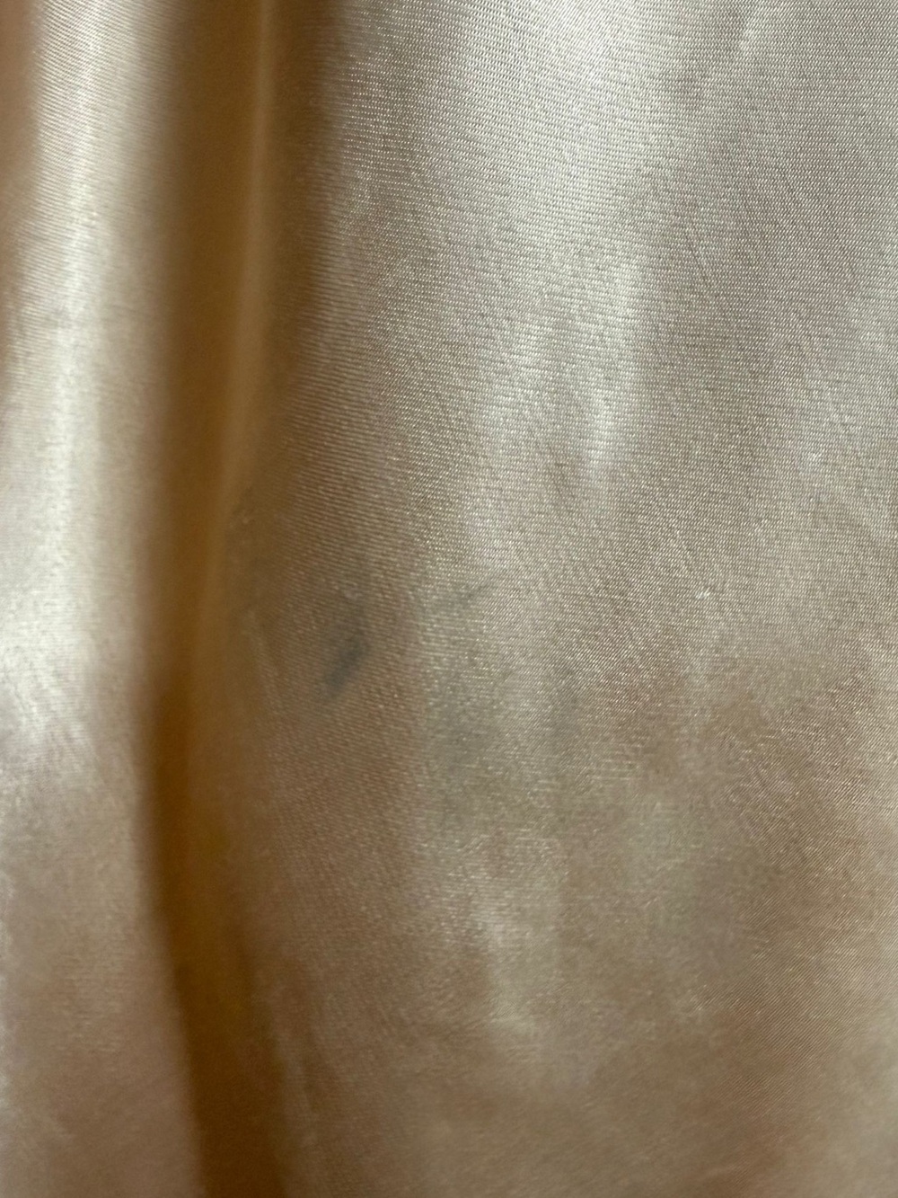 Park & Fifth Champagne Satin Cowl Neck Maxi Dress XS - Picture 7 of 9